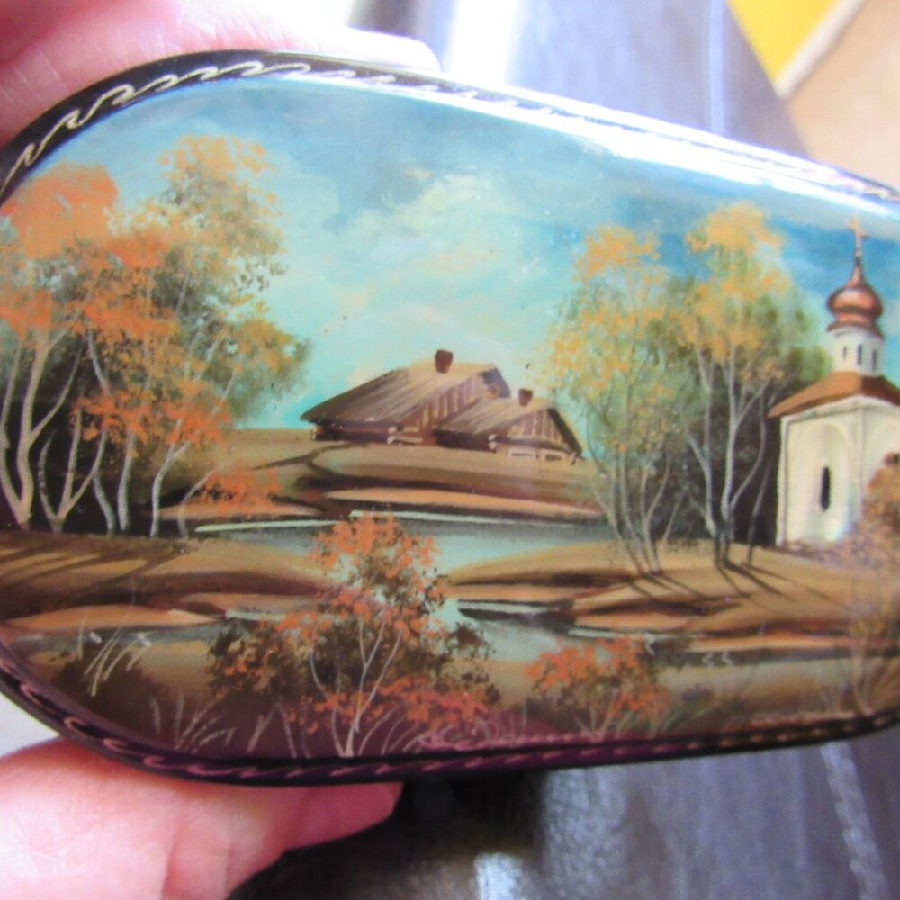 Hand Painted Poland Box Signed